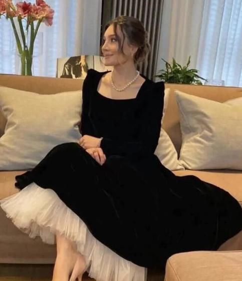 A-Line/Princess Long Sleeves Prom Dresses     S1310