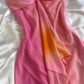 Gorgeous High Low Halter Ombre Pink Chiffon Prom Dresses Evening Dress          S6420