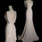 Luxury Mermaid Straps Sequin White Long Wedding Dresses Brides Gown    S5712