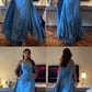 Elegant Blue Strapless Mermaid Prom Dress,Evening Dress      S6524