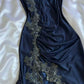 Sexy Navy Blue Mermaid Lace Prom Dress Party Dress        S6452