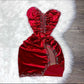 Red Beaded Short Party Gown Homecoming Dress    S6513