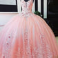 Pink Quinceanera Dresses Bow Sweet 15 Princess Dress Girl Prom 16 Ball Gown       S6430