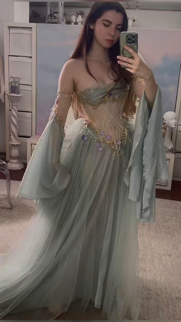 A Line Fairy Elegant Evening Gown Unique Party Dress        S6419