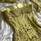 Green Vintage Long Prom Dress Evening Party Dress       S6198
