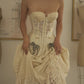 A Line Strapless Lace Wedding Dresses Long Bridal Gowns     S6565