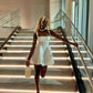 White Short Prom Dress Homecoming Dress        S6078