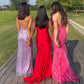 Elegant Lilac Mermaid Prom Dresses Long Evening Dress       S6574