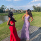 Elegant Lilac Mermaid Prom Dresses Long Evening Dress       S6574