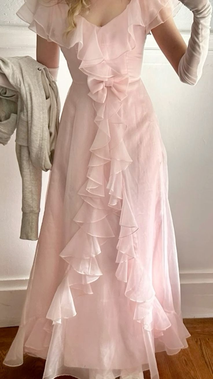 Elegant Long Pink Prom Dresses A-Line Floor Length Evening Party Gowns      S6291