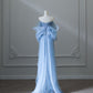 Blue Mermaid Long Princess Dress Evening Gown       S6555