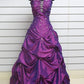 Vintage Purple Long Prom Dresses Birthday Outfits       S6545