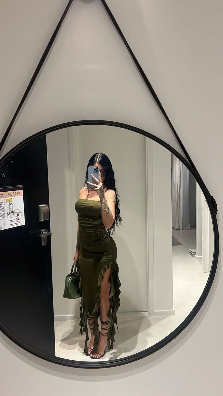 Elegant Strapless Ruffle Irregular Dress Women Sexy Midi Dresses       S6123