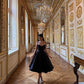 A-line spaghetti strap sleeveless mid-length dress birthday party dress evening dress prom dress       S6109