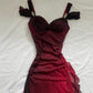 Off Shoulder Long Party Dress, A-line Prom Dress      S5260