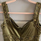 Elegant Sheath Olive Green Prom Dresses Long Formal Dress       S6338