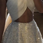 elegant halter ball gown sequined organza evening dress       S5959