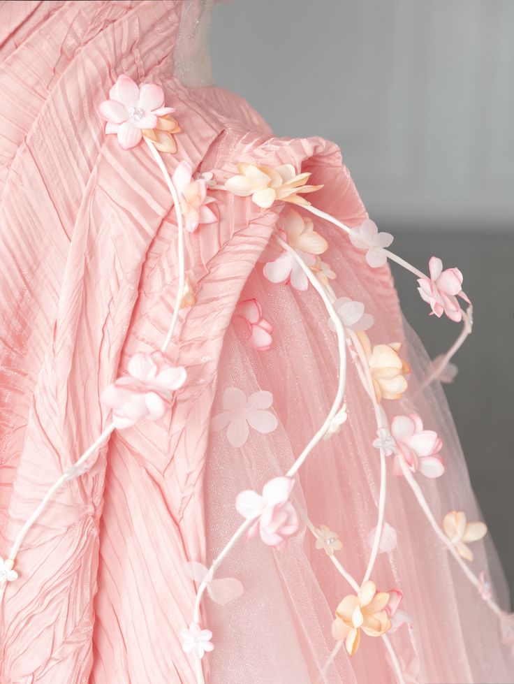 A Line Long Pink Evening Gown Princess Dress Prom Ball Gown       S6560