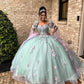 Quinceanera Dresses Long Sleeve Ball Gown Appliques Beading Sweet 16 15 Dress      S6436