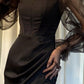 Sexy Black Long Prom Dress      S3804