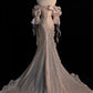 Off Shoulder Long Prom Dress, Evening Formal Dress Birthday Party Dress      S6350