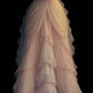 A-line Tulle Elegant Long Prom Dresses Evening Formal Dress     S6378