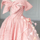 A Line Long Pink Evening Gown Princess Dress Prom Ball Gown       S6560