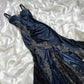 Sexy Navy Blue Mermaid Lace Prom Dress Party Dress        S6452