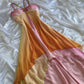 High Low Straps Ombre Chiffon Prom Dresses Evening Dress With Beads        S6212
