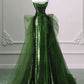 Glam Wine Red Sequins And Tulle Long Party Dress, Wine Red Evening Dress Prom Dress    S6443