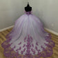 Off Shoulder Beading Appliques Ball Gown Sweet 15 Quinceanera Dress      S6461