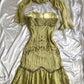 Green Vintage Long Prom Dress Evening Party Dress       S6198