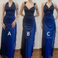 Elegant V-neck Sleeveless Sheath Long Floor Length Prom Dress Evening Dress       S5627