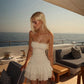 White Short Party Gown Homecoming Dress    S6486