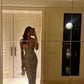 Sequin Sleeveless Straps Elegant Mermaid Evening Party Prom Dress      S6194