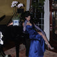 Modest Sweetheart Satin Slit Prom Dresses 21th Birthday Outfits        S6074