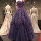 Purple Vintage Dress Princess  Elegant Evening Party Dresses      S6390