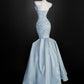 Blue Mermaid Long Princess Dress Evening Gown       S6556