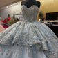 Quinceanera Dress Sleeveless Appliques Ball Gown Sweet 16 Dress       S6553