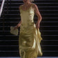 Yellow Party Prom Dresses Long Evening Dress       S6575