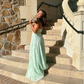 Mint Green Long Formal Dress Evening Dress     S7013