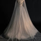 Elegant A Line Princess Tulle Long Prom Dress Long Evening Dress       S6512