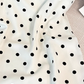 French polka dot suspender dress for women summer new waist slimming short hip skirt R3954