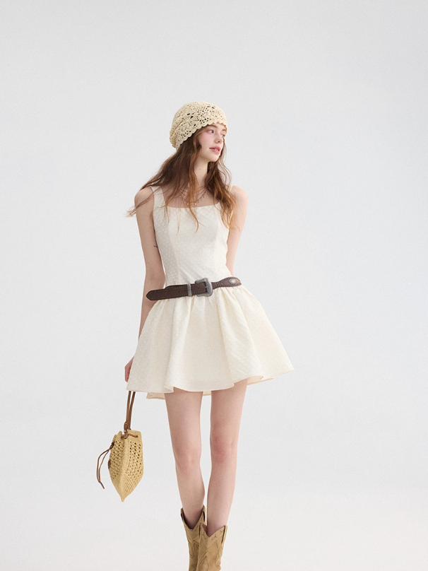 French suspender skirt petite dress short skirt sweet style short skirt high-end female summer R3521