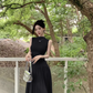Maillard outfit suit, mature style, fashionable and stylish sleeveless top and skirt, two-piece suit R0481