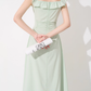 Niche design dress new summer high-end mid-length French temperament sleeveless square neck skirt R4259