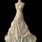 A-Line Spaghetti Straps Wedding Dress Elegant Long Wedding Party Dress     S6591
