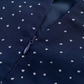2025 Summer New Navy Retro Polka Dot French Square Neck Short Sleeve Long Dress R0927