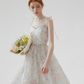 French flower dress floral dress suspender bud dress new style R2692