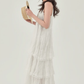 French suspender skirt 2025 new first love dress white niche cake skirt R2356